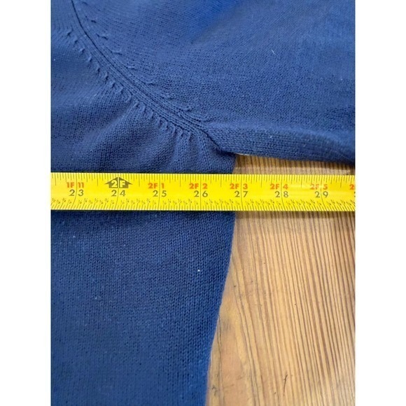 ModCloth 3X Navy Blue Tiger Floral Print Cardigan Sweater Women's - Picture 5 of 6